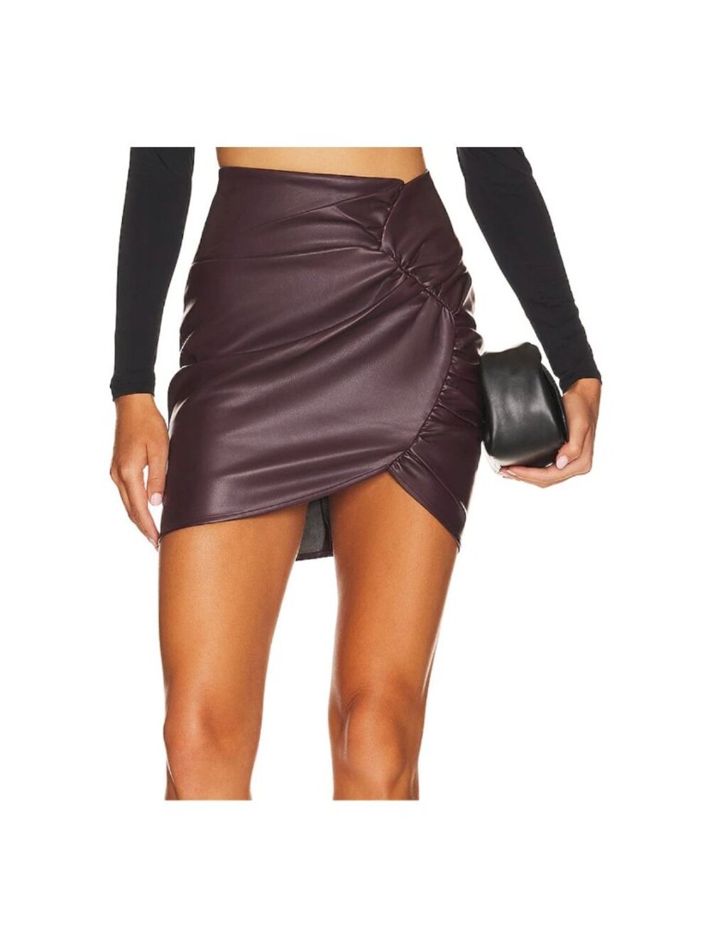 ASTR THE LABEL dancing queen skirt in eggplant size M